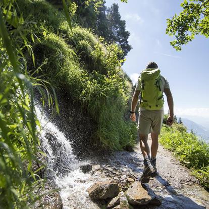 The Merano High Mountain Trail near Parcines