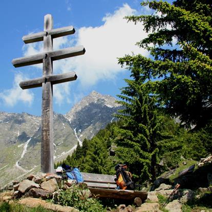 6 day stages on the Merano High Mountain Trail from Parcines
