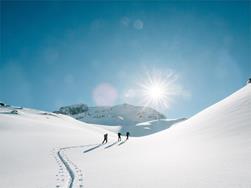 Enjoy the winter on touring skis