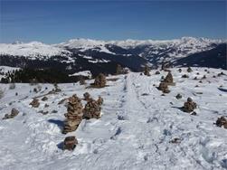 Escursione invernale agli Ometti di pietra