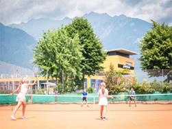 Tennis court facility in Schenna