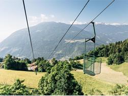 Gondola basket lift Vellau-Leiter Alm