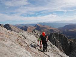 On the move: guided via ferrata tour on the Ifinger peak