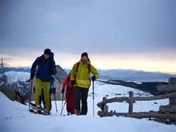 Ski touring evenings at the mountain hut Kuhleitenhütte