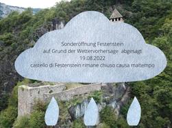 Special Opening of the ruins Festenstein cancelled