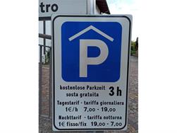 Parkplatz Nr. 1 in Tisens (Tiefgarage)