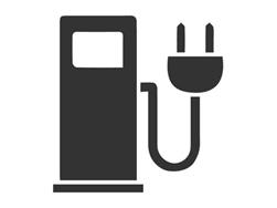 Electric charging station for cars in St. Martin/S. Martino