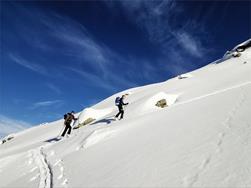 Escursione sci-alpinistica sulla forcella di Zermedo (2619 m)