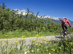 Cycling Adige route - stage Rabland/Rablà - Bozen/Bolzano
