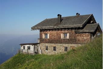 Alpine pasture Flecknerhütte