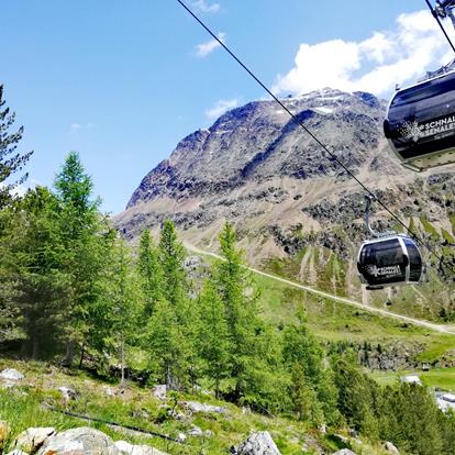 Le funivie in Val Senales