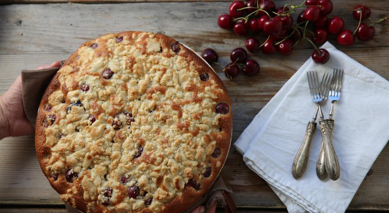 Kirschstreuselkuchen