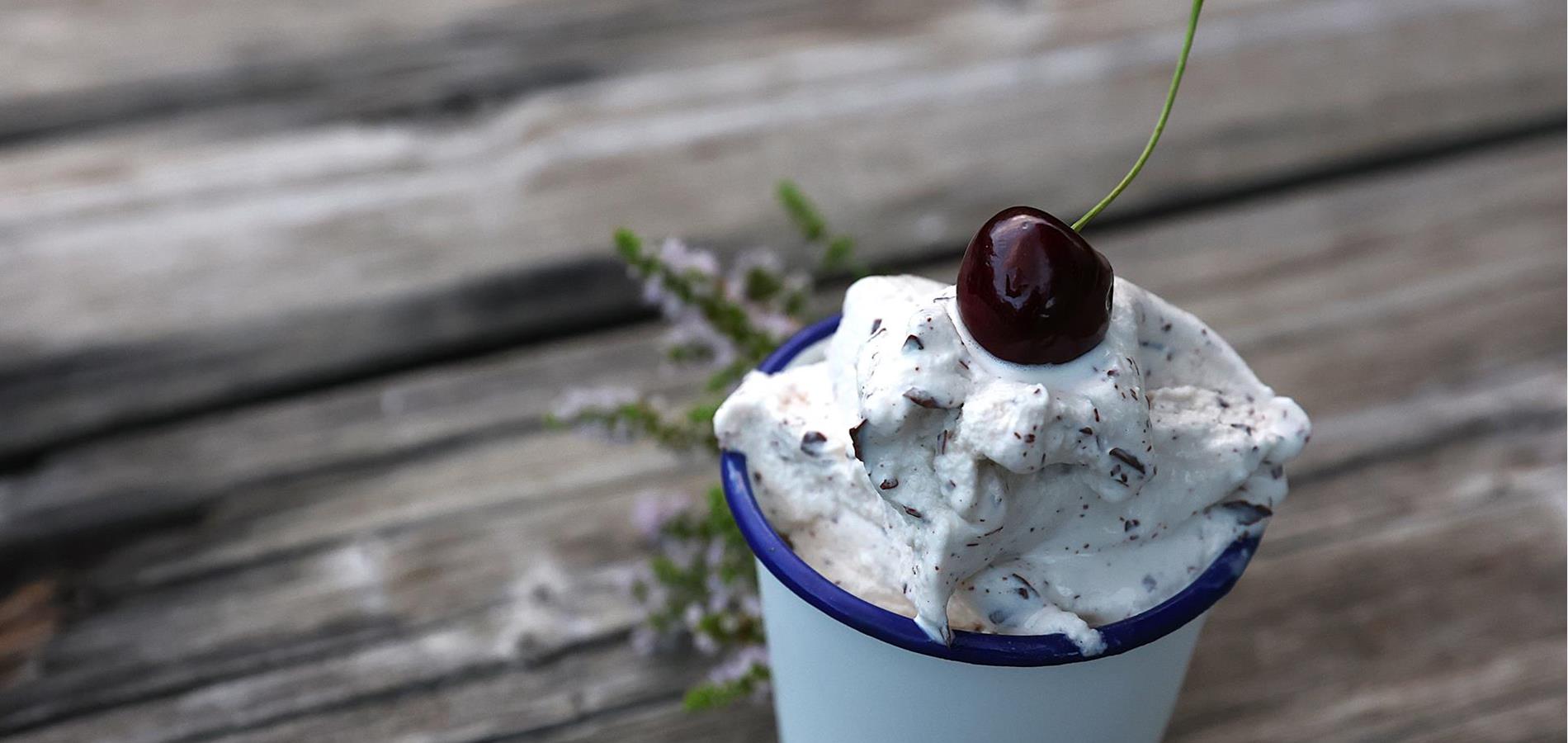 Gelato alla stracciatella fatto in casa