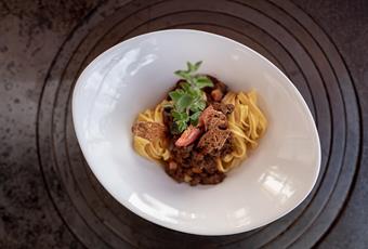 Ragú di selvaggina con tagliatelle fresco