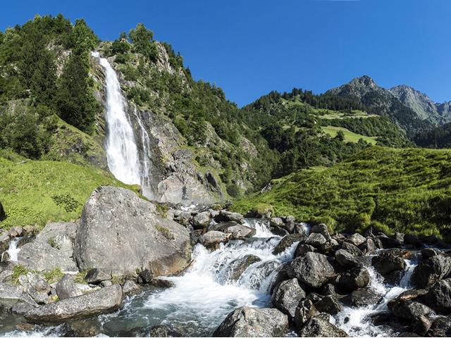 La spettacolare cascata di Parcines