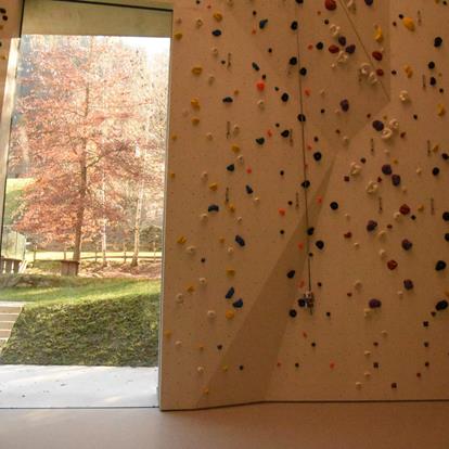 St. Pankraz Climbing Hall in the Ultental Valley