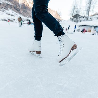 Ice Skating in the Passeiertal Valley