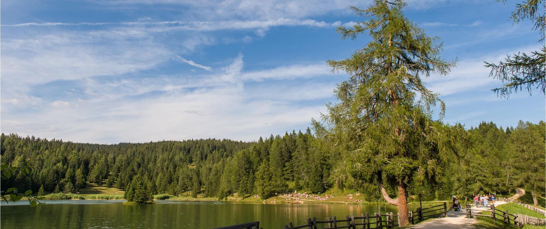 Il lago di Tret in Alta Val di Non