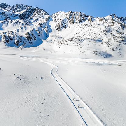 Cross-country Skiing in Schnalstal Valley