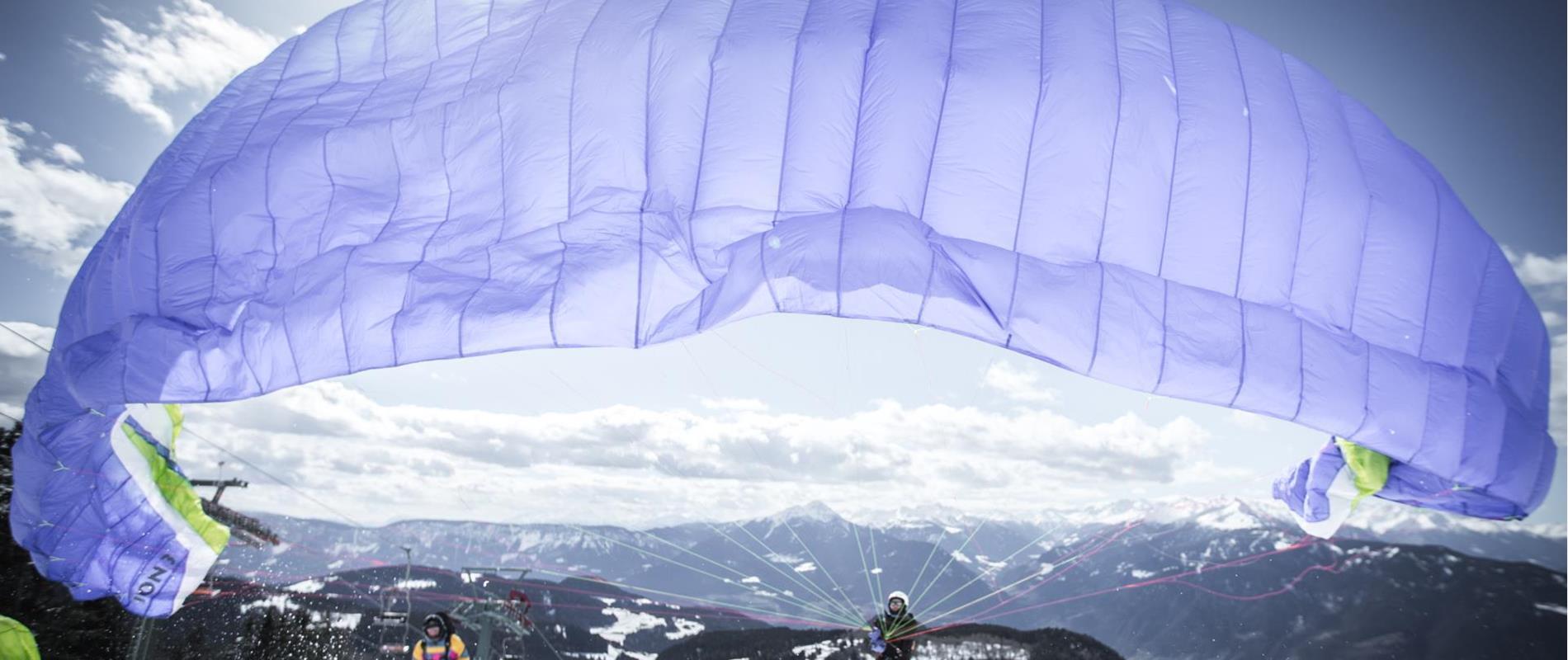 Paragliden in Avelengo en Merano 2000