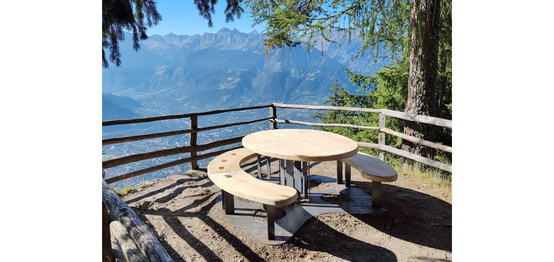 New rest areas in Hafling and Vöran: places to linger, marvel and enjoy