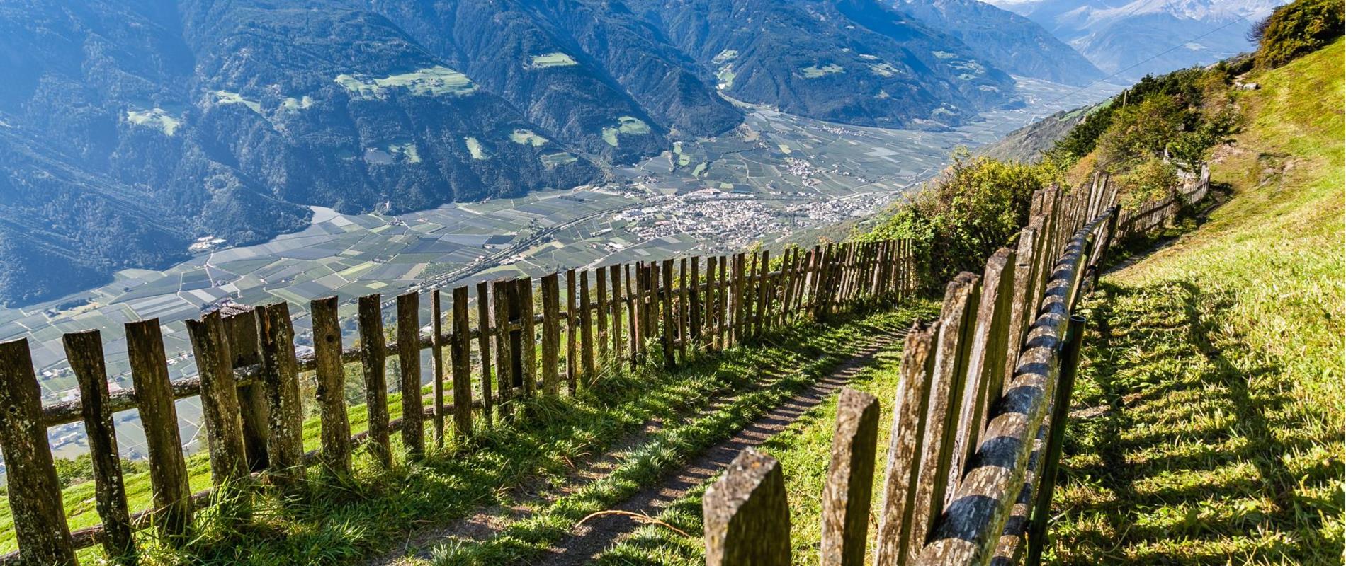 Merano High Mountain Trail at Naturno