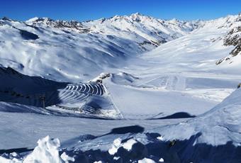 Das Skigebiet Schnalstal