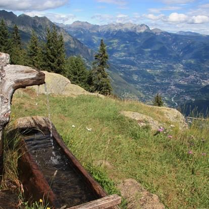 Acqua di sorgente di Parcines per la ricarica