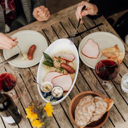 De Zuid-Tiroolse keuken in Lana en omgeving bij Merano in Zuid-Tirol