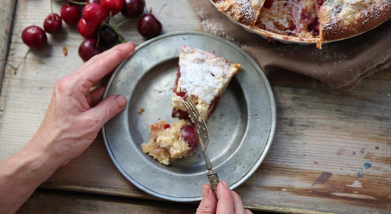 Kirschstreuselkuchen