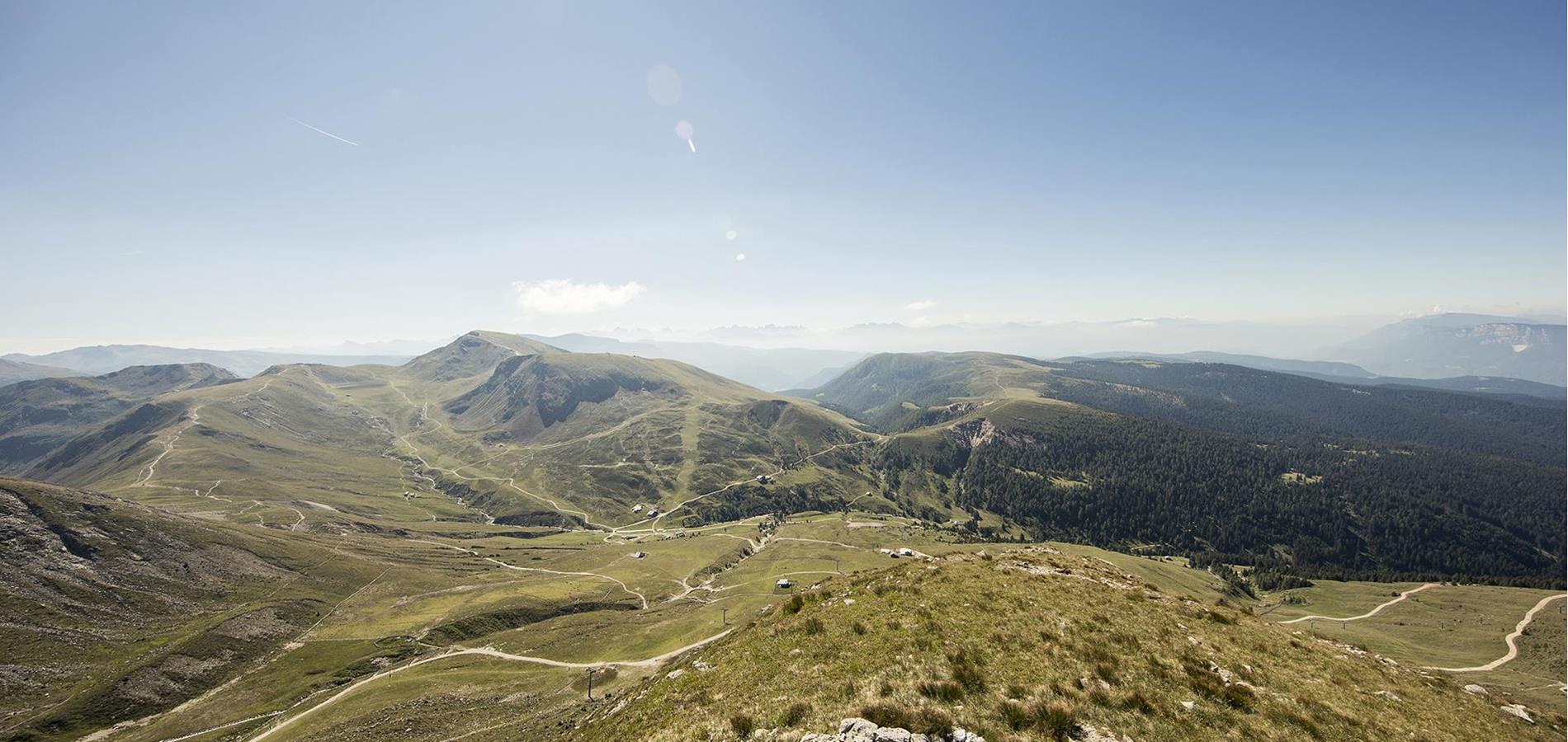 Tschögglberg - the large high plateau between Meran and Bozen