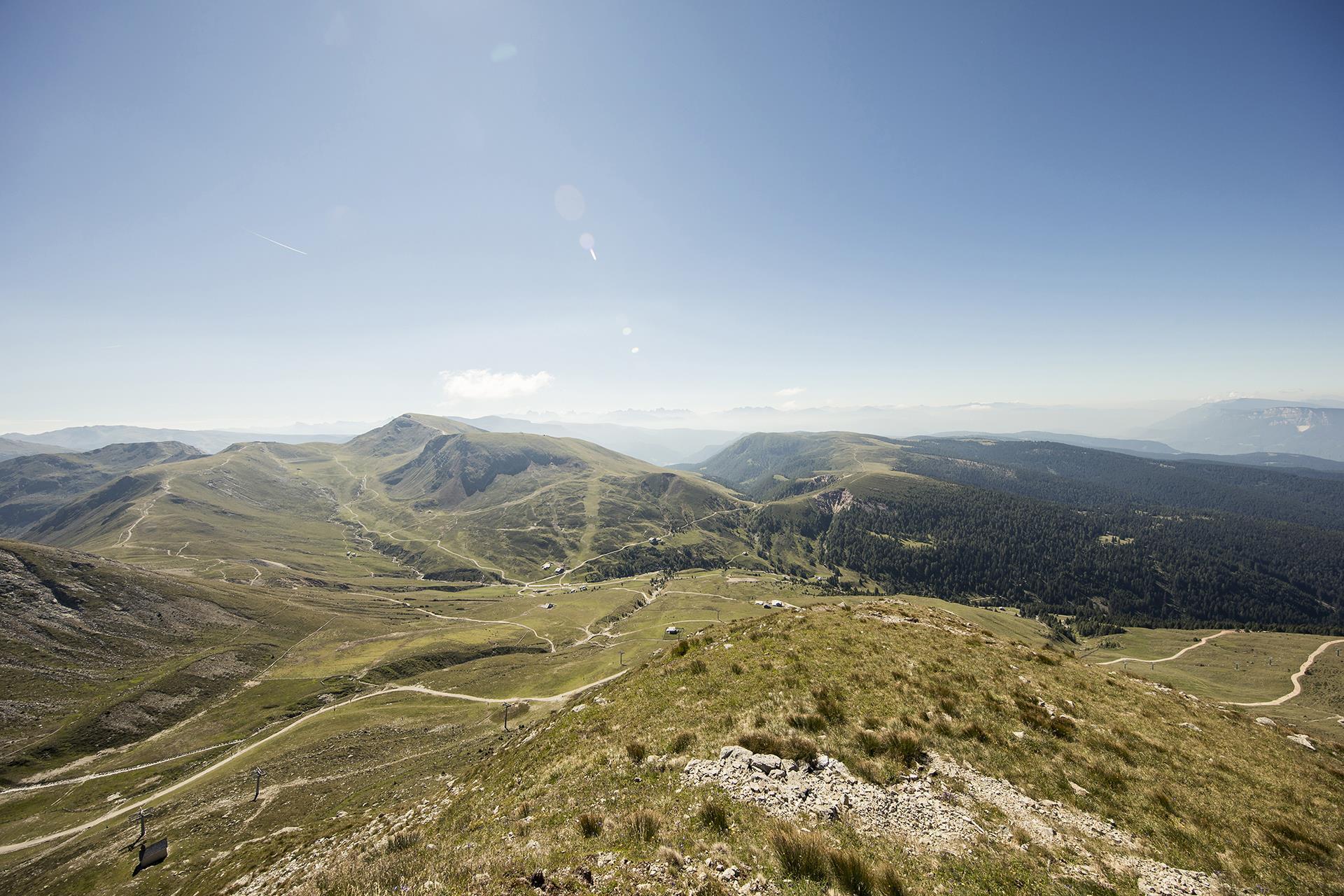 Tschögglberg - the large high plateau between Meran and Bozen