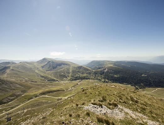 Tschögglberg - the large high plateau between Meran and Bozen